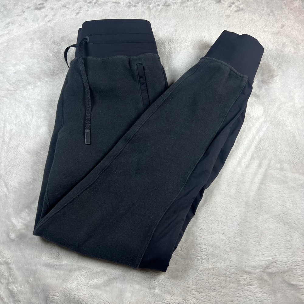 Lululemon Women Size 4 Classic Sweat Pants Fleece Lounge‎ Workout